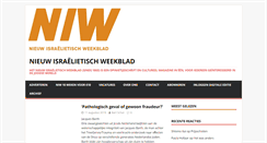 Desktop Screenshot of niw.nl